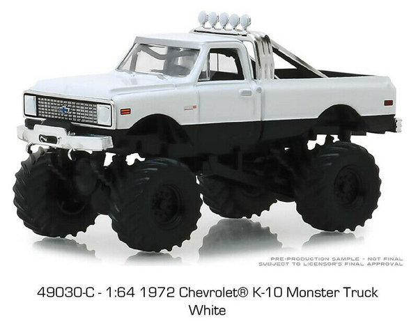 1972 Chevrolet K-10  -  Greenlight 1:64 #49030-C
