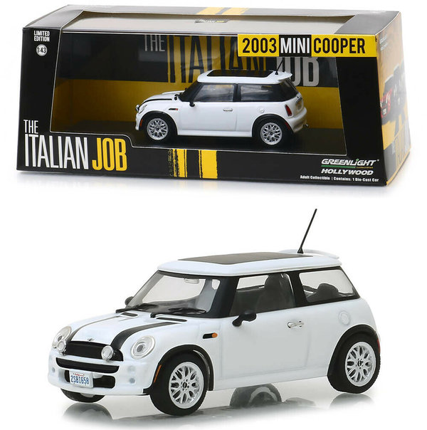 2003 Mini Cooper - The Italian Job - Greenlight 1:43 #86548