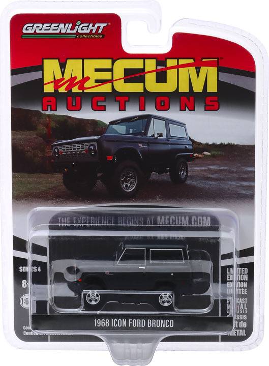 37190-B 1:64 Mecum Auctions 1968 Ford Icon Bronco (Houston 2019)