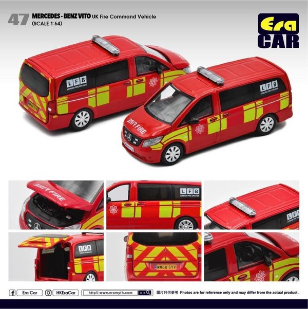 1/64 Mercedes Benz Vito UK Fire Command Vehicle,