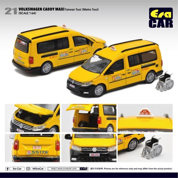 ERA#21 Volkswagen Caddy Maxi Taiwan Taxi W/ Wheelchair  VW20CAMRN21