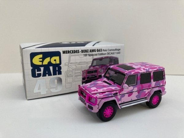 1/64 Mercedes Benz G63 1st SP Edition, pink camouf...