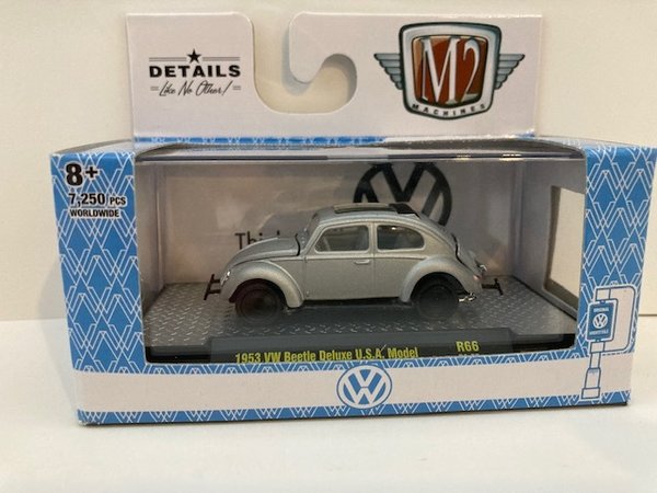 M2 Machines 1/64 1953 VW Beetle Deluxe USA Model R66-21-32