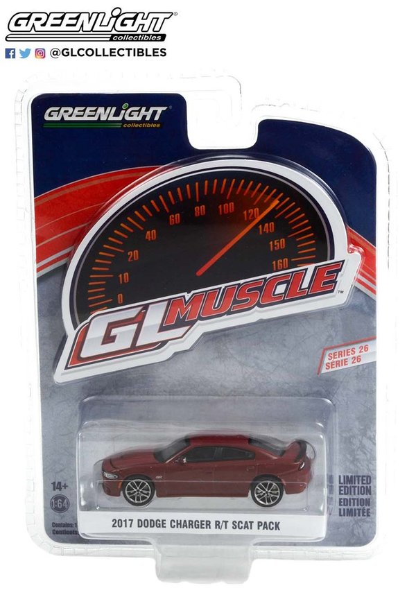 13310-E | 1:64 GreenLight Muscle 2017 Dodge Charger R/T Scat Pack