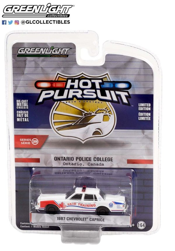 42970-B | 1:64 Hot Pursuit Series 39 - 1987 Chevrolet Caprice - Ontario Police