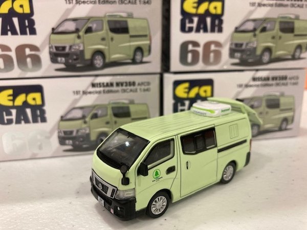 EraNS20NVRF661/64 Nissan NV350 (AFCD) 1st edition, light green ERACAR 1:64