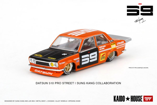 KHMG003 Datsun Pro Street SK510 Orange Kaido House Minigt