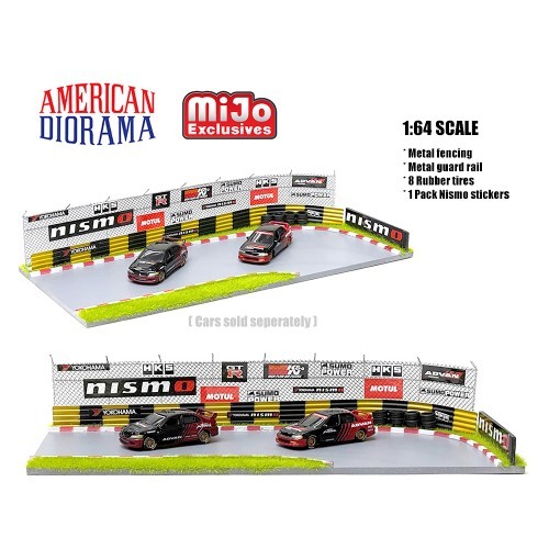 1/64 Nismo Racetrack Diorama American Diorama AD76532