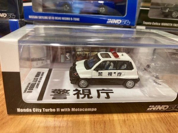 in64-CityII-JPCC 1984 Honda City Turbo II*Japan Police Concept* Inno Models