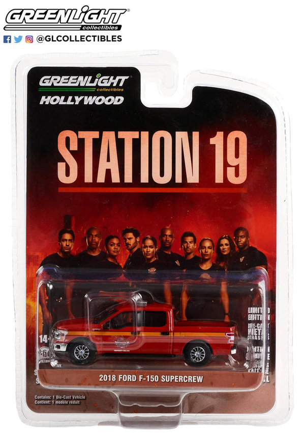44960-F | 1:64 Hollywood Series 36 - Station 19 2018 Ford F-150 SuperCrew - Seattle