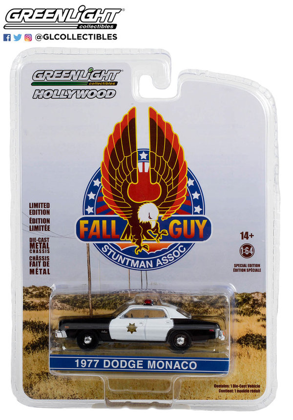 44965-D | 1:64 Hollywood Special Edition - Fall Guy 1977 Dodge Monaco - County Sheriff’s Department