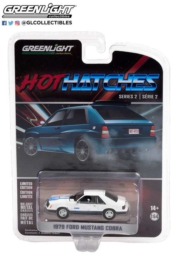 63020-C | 1:64 Hot Hatches Series 2 - 1979 Ford Mustang Cobra