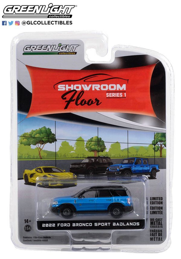 1:64 Showroom Floor Series 1 - 2022 Ford Bronco Sport Badlands