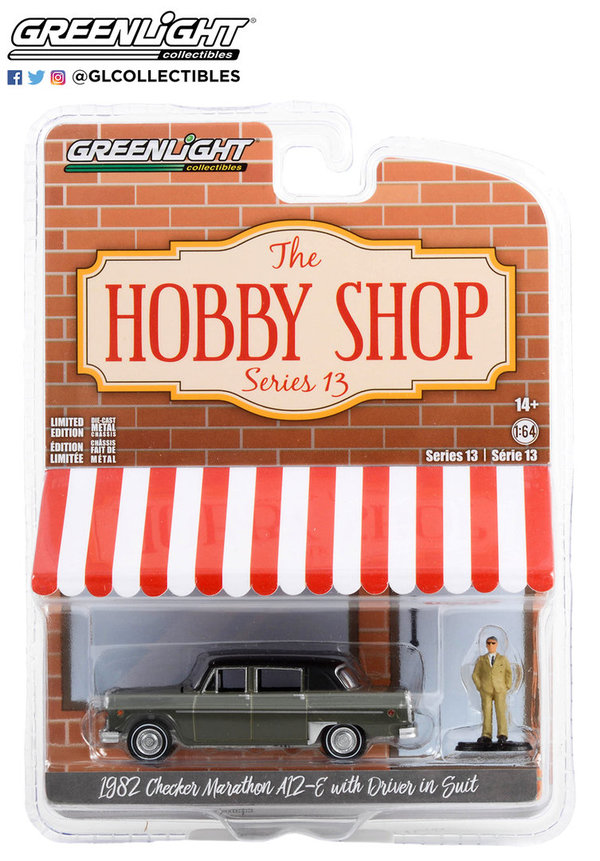 97130-C | 1:64 The Hobby Shop Series 13 - 1982 Checker Marathon A12-E Driver