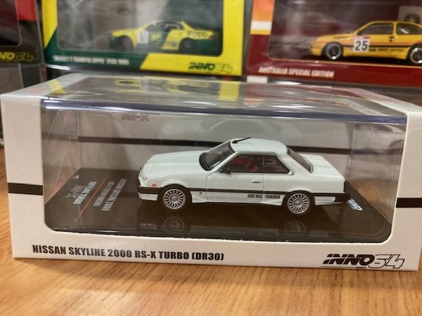 in64-R30-whi 1/64 Nissan Skyline 2000 Turbo RS-X (DR30), white INNO