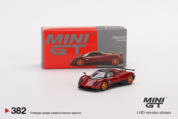 MGT00382-L Pagani Zonda F Rosso Dubai 1/64 MiniGT