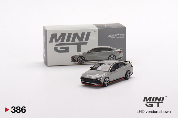 MGT00386-L Hyundai Elantra N Cyber Grey Metallic 1/64 MiniGT