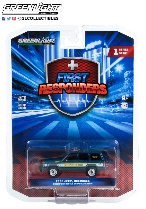 67040-B | 1:64 First Responders 1998 Jeep Cherokee - Paramedic - New York