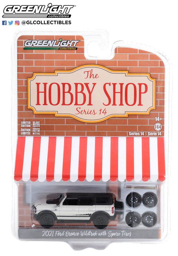 97140-E | 1:64 The Hobby Shop 2021 Ford Bronco Wildtrak with Spare Tires