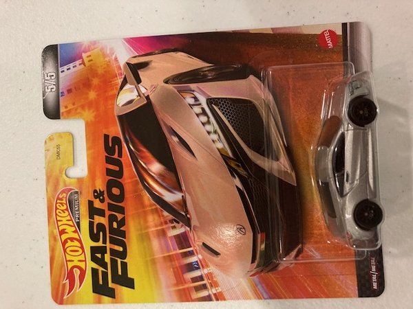 HOT WHEELS 1/64 2017 Acura NSX, silver Real Riders HCP30