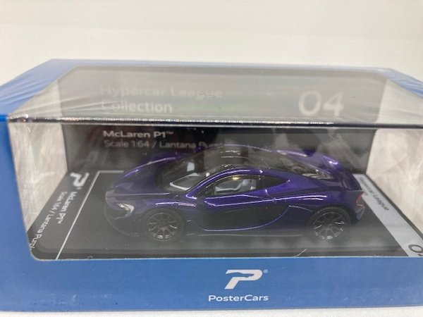 1/64 Hypecar league Postercars McLaren P1 Lantana Purple