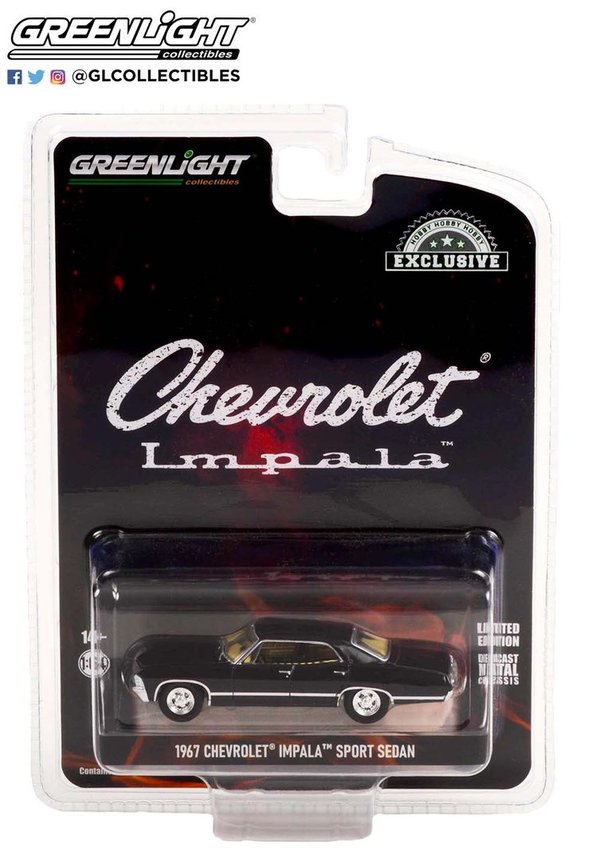 30333 | 1:64 1967 Chevrolet Impala Sport Sedan - Tuxedo Black